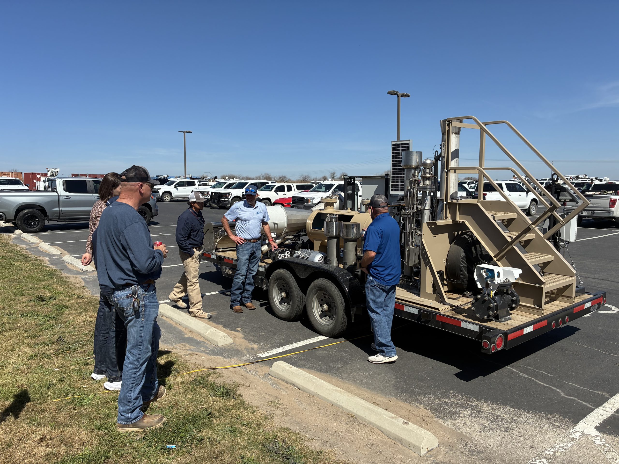 Crews learn about Steffes oil and gas equipment